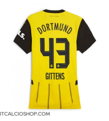 Borussia Dortmund Jamie Bynoe-Gittens #43 Prima Maglia Femmina 2024-25 Manica Corta